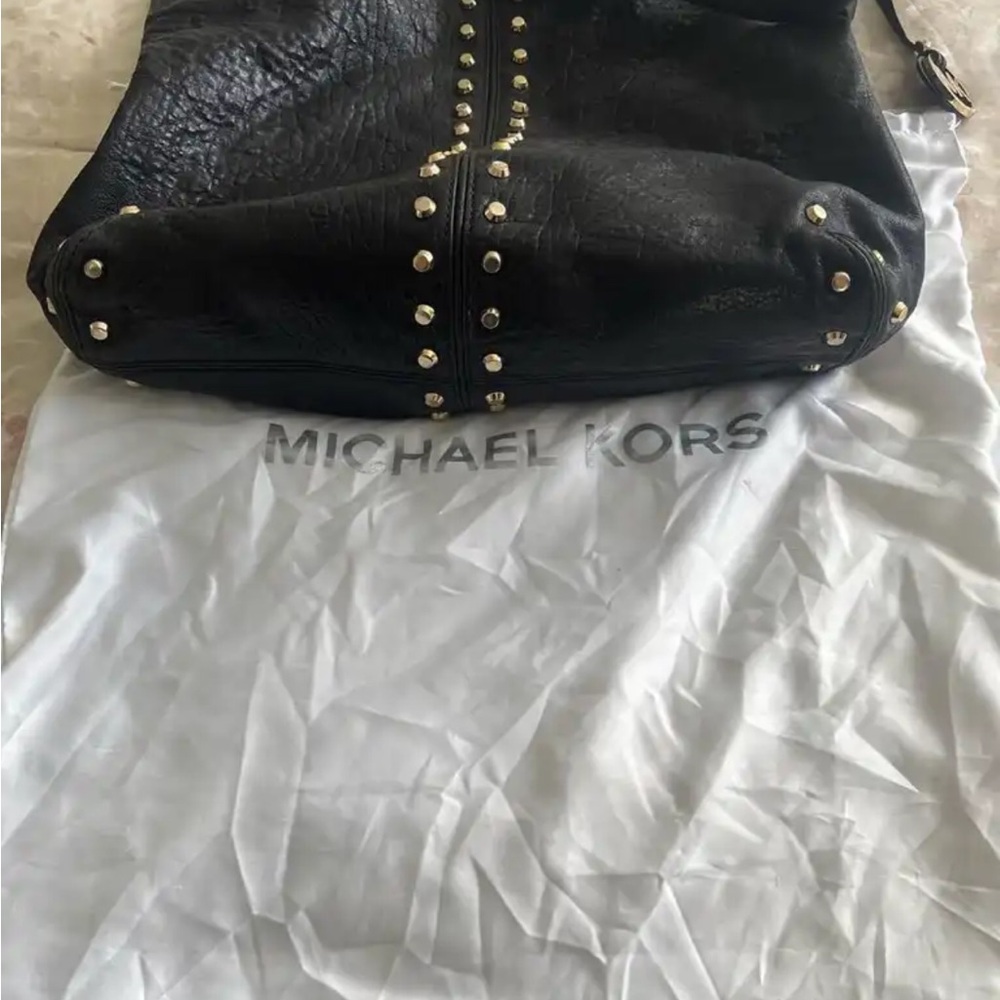 Michael Kors Black Studded Bag